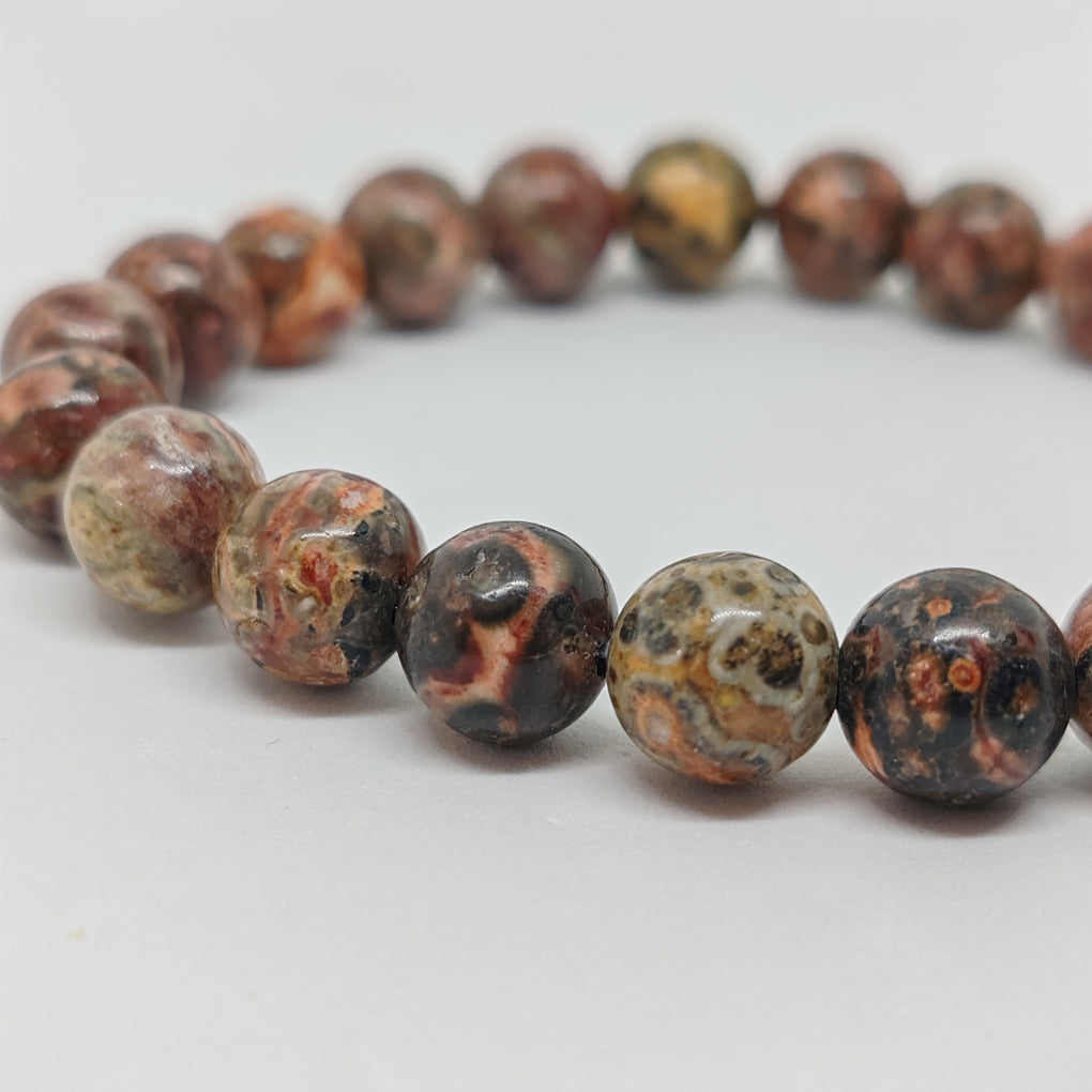Leopard Skin Jasper (8mm round beads)