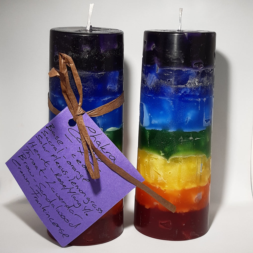 Chakra Candle with Essential Oils