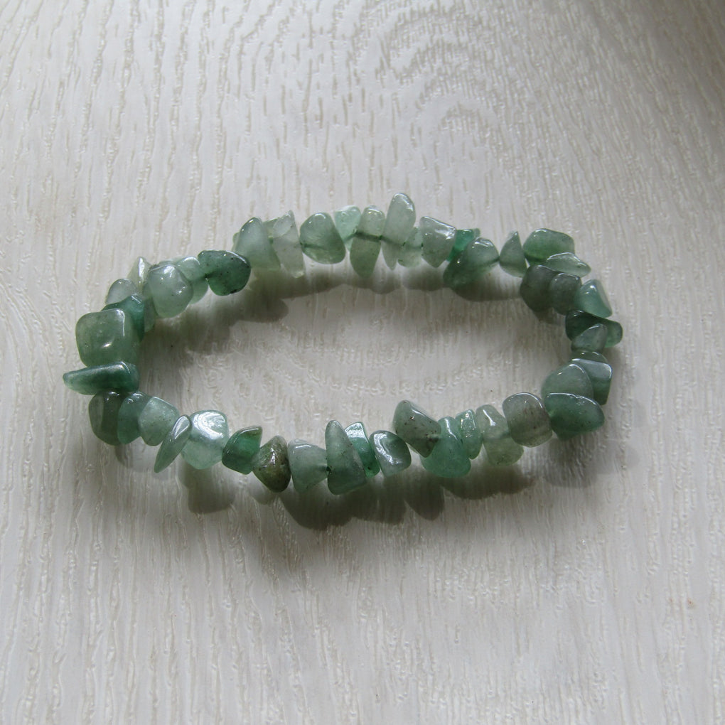 Green Aventurine chip bead Bracelet