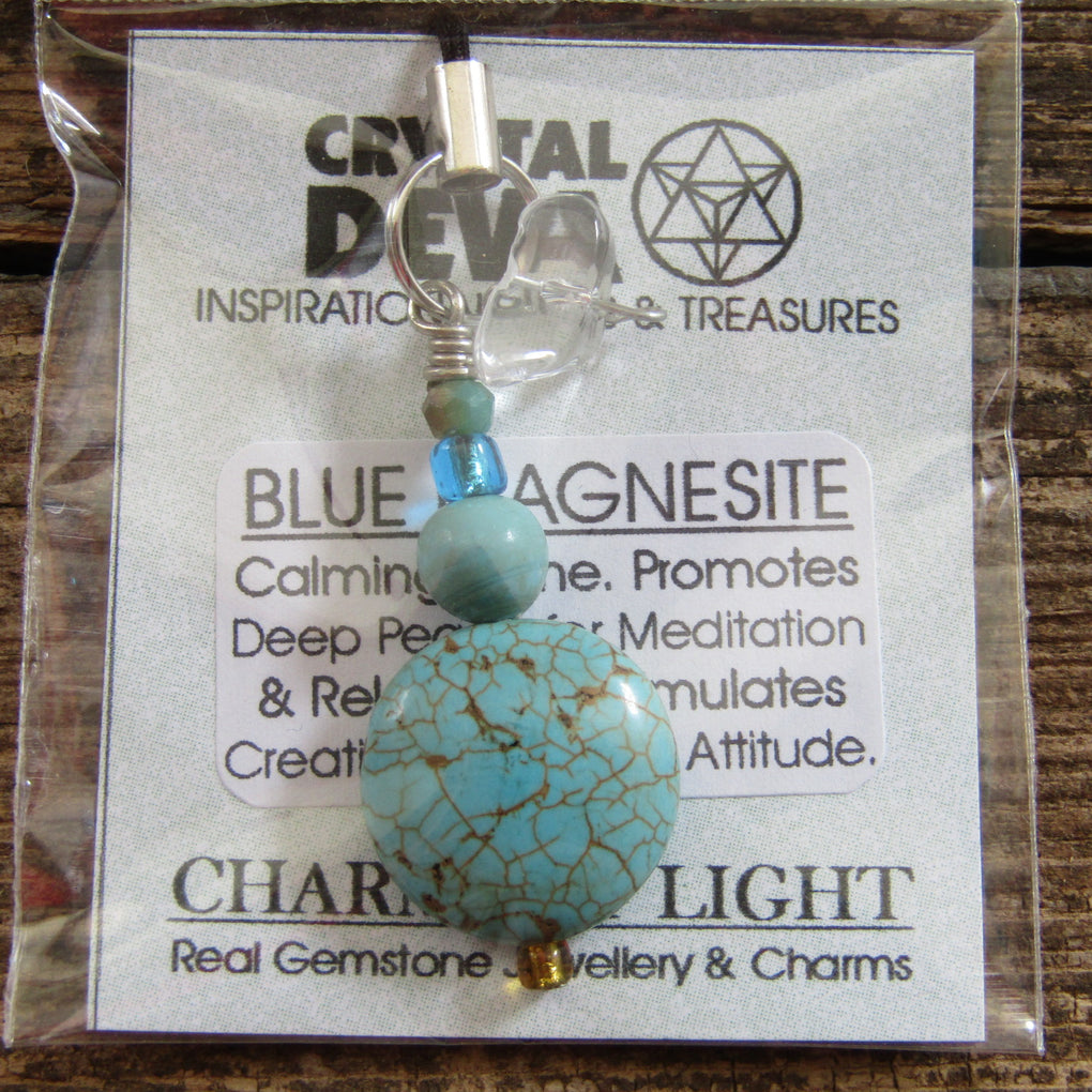 Blue Magnesite Amulet (small)