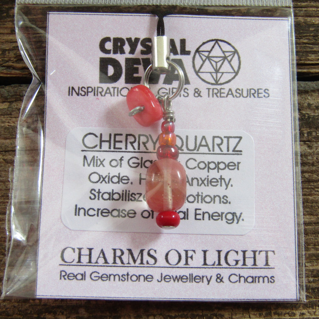 Cherry quartz Amulet (small)